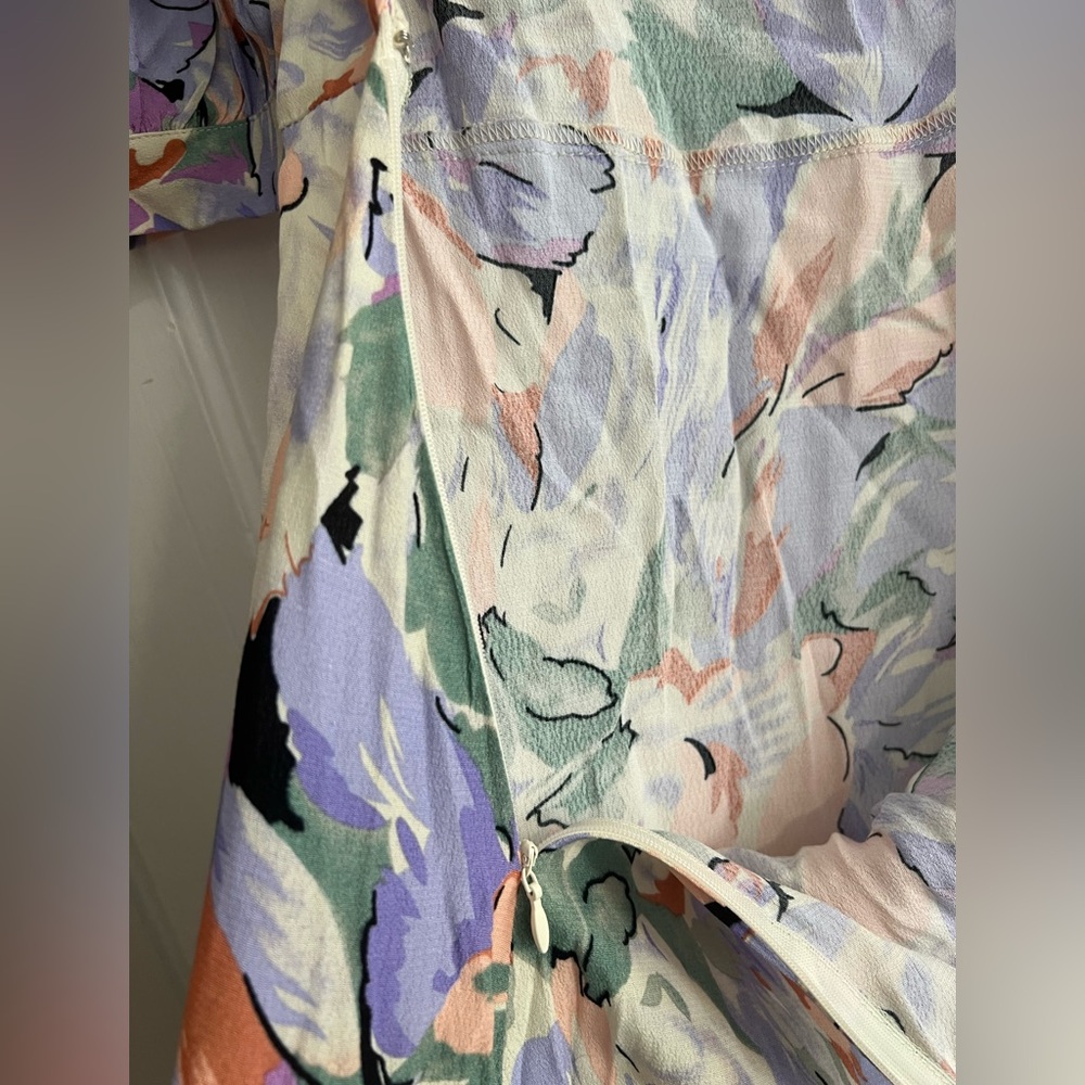 Traffic People Pastel Floral Mini Dress large - Picture 8 of 12